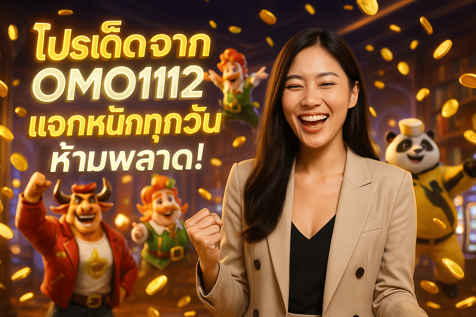 โปรเด็ดจาก OMO1112 แจกหนักทุกวัน ห้ามพลาด!
