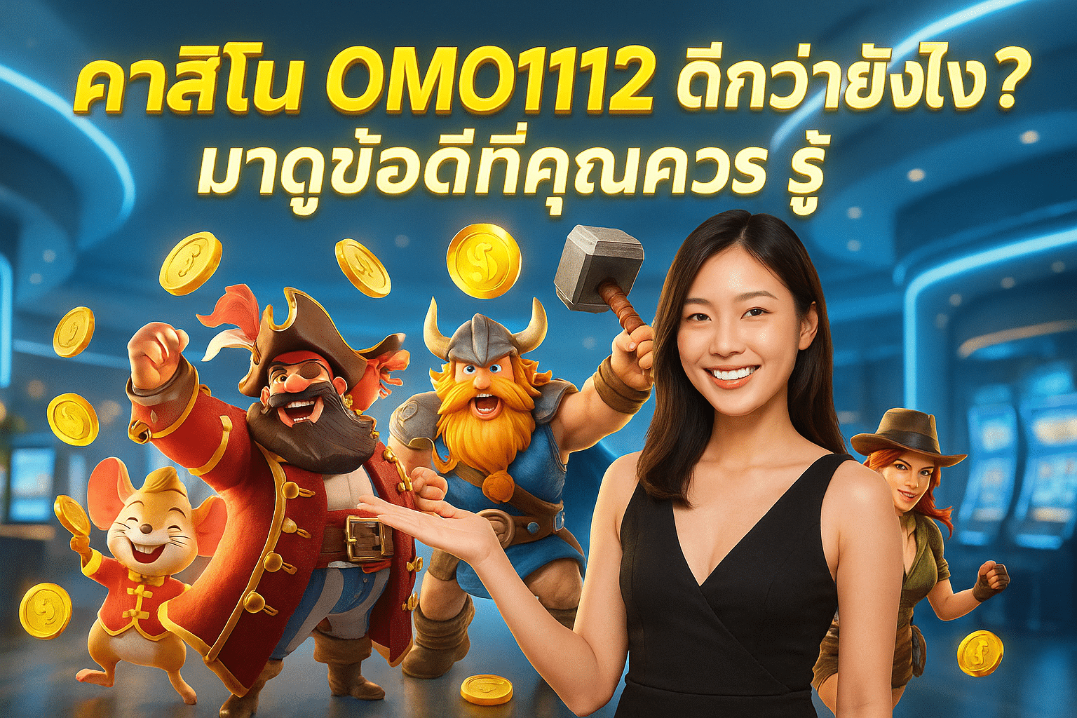  คาสิโน OMO1112 ดีกว่ายังไง? มาดูข้อดีที่คุณควรรู้