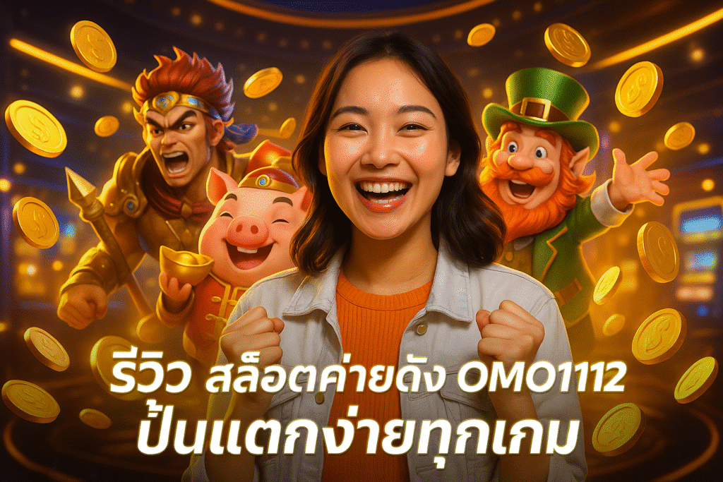 รีวิว สล็อตค่ายดังใน OMO1112 ปั่นแตกง่ายทุกเกม